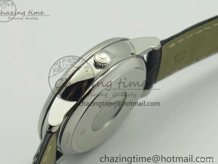 0730 De Ville Prestige Real Power Reserve SS TW 1:1 Best Edition Gray Dial On Leather Strap A SportInspired 8090